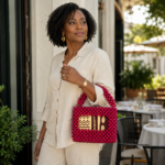 Zola Nyota – Sac à Main Perlé Rouge & Wax | Sacoches de Paty – Image 3