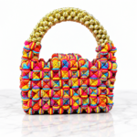 NIA – Sac à Main Perlé Multicolore | Sacoches de Paty – Image 4