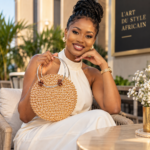 ZURI – Sac à Main Rond Perlé Cristal & Doré | Sacoches de Paty – Image 3