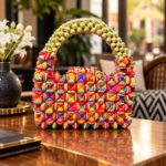 NIA – Sac à Main Perlé Multicolore | Sacoches de Paty – Image 2